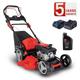 Scheppach Benzin Rasenmäher MS173-51E 4,1PS Antrieb Hybrid-Start 51cm 0,6 L Öl