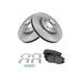 2010-2011 Saab 95 Front Brake Pad and Rotor Kit - TRQ