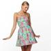 Lilly Pulitzer Dresses | Lilly Pulitzer Lottie Green Bloomin Dress Size 0 | Color: Green/Pink | Size: 0