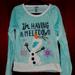 Disney Tops | Nwt Disney Frozen Fleece Sz M (8-10) | Color: Blue | Size: M