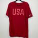Nike Shirts | Nike Dri-Fit Tee Usa Men’s Size Medium | Color: Red | Size: M