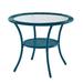 Roma All-Weather Resin Wicker Bistro Table by BrylaneHome in Teal Patio Furniture