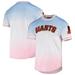 Men's Pro Standard Blue/Pink San Francisco Giants Ombre T-Shirt