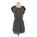 H&M Casual Dress - Mini: Black Color Block Dresses - Women's Size 2