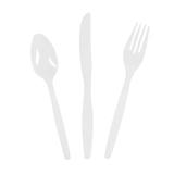 Oriental Trading Company Bulk White Plastic Cutlery Sets For 70, Party Supplies, 210 Pieces in Gray | Wayfair 13689511