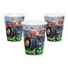 Oriental Trading Company Monster Truck Party Heavy Weight Paper Disposable Cups in Black/Green/Red | Wayfair 13911596
