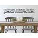 Story Of Home Decals The Fondest Memories Wall Decal Vinyl in Black | 6.5 H x 39 W in | Wayfair KITCHEN 50m