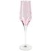 VIETRI Contessa 7 oz. Champagne Glass in Pink | 10.25 H x 2.25 W in | Wayfair CTA-P8850