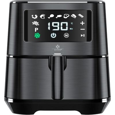 Kesser - xxl 5.5 Liter Heißluftfritteuse Edelstahl inkl.Brotbackkorb 1700W Friteuse Fritteuse Image