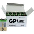 Super Batteria da 9 v Alcalina/manganese 9 v 10 pz. - Gp Batteries