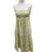 Free People Dresses | Free People Yellow Floral Print Sundress Size Medium | Color: Yellow | Size: M