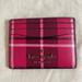 Kate Spade Bags | Kate Spade New York Staci Plaid Slim Card Holder | Color: Pink/Red | Size: 3.0”H X 3.9”W