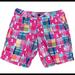 Disney Shorts | Disney Madras Plaid Pink Print Plaid Mickey Mouse Cotton Shorts Size Small | Color: Pink | Size: S