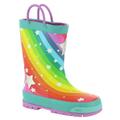 Western Chief Superstar Rain Boot - Girls 10 Toddler Blue Boot Medium