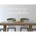Story Of Home Decals Meals & Memories Are Made Here Wall Decal Metal in White | 10 H x 40 W in | Wayfair KITCHEN 206j
