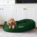 Majestic Pet Products Majestic Pet Personalized Bagel Donut Bolster Dog Bed Metal | 11 H x 52 W x 35 D in | Wayfair 720570929029-Baskerville-Orange