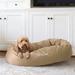 Majestic Pet Products Majestic Pet Personalized Bagel Donut Bolster Dog Bed Polyester/Cotton | 11 H x 52 W x 35 D in | Wayfair