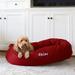 Majestic Pet Products Majestic Pet Personalized Bagel Donut Bolster Dog Bed Metal | 11 H x 52 W x 35 D in | Wayfair 720570929005-Baskerville-White