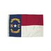 Arlmont & Co. North Carolina Nylon 3 x 5 ft. House Flag w/ Heading & Grommets in Blue/Red | 1.5 H x 6.25 W in | Wayfair