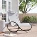 Wade Logan® Outdoor Patio Chair in Gray | 34.5 H x 24.5 W x 41.25 D in | Wayfair 78D35AF5FE96492A9602FDAF2654012B