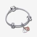 Bracelet Composé Cœur de l'Infini Rose