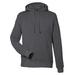 J America JA8879 Gaiter Pullover Hooded Sweatshirt in Black Heather size XL | Cotton/Polyester Blend 8879