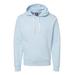 J America JA8871 Adult Triblend Pullover Fleece Hooded Sweatshirt in Ice size 2XL 8871