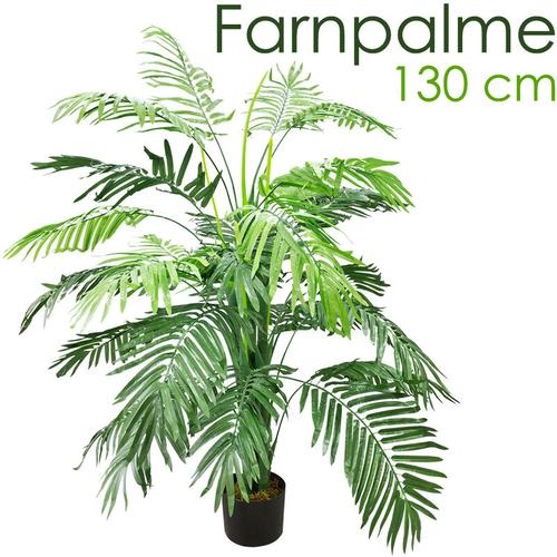 Künstliche Palme groß Kunstpalme Kunstpflanze Palme künstlich wie echt Plastikpflanze Balkon