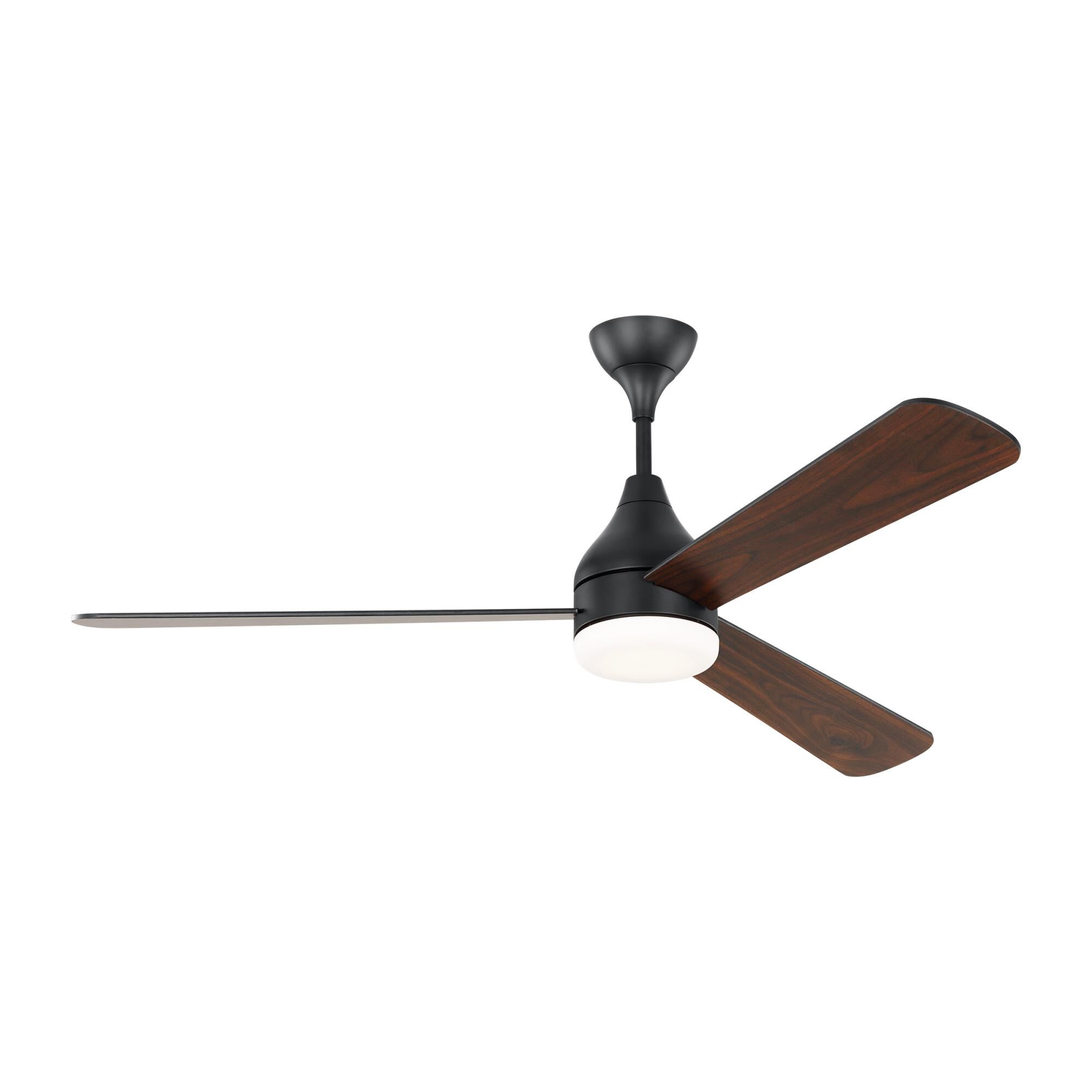 Visual Comfort Fan Collection Barbara Barry Streaming Smart 60 Inch Ceiling Fan with Light Kit - 3STMSM60MBKD