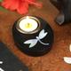 Candle Holder with Mother of Pearl Inlay, Decorative Tea Light Holder, Gift for Daughter.