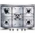 SE706SX3 piano cottura Argento Da incasso Gas - Smeg