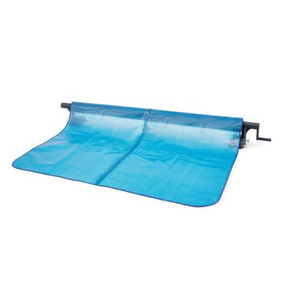 Intex Heavy Duty Aluminum Base Solar Above/Below Ground Pool Cover Reel (2 Pack) - 15.71