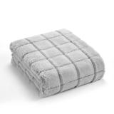 Chic Home Claris Throw Blanket Jacquard Faux Rabbit Fur Micromink Backing Design