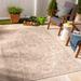 Kyou 9'2" x 12' Traditional Outdoor Farmhouse Moroccan Lambswool/Gray/Walnut/Multi Brown/Dark Gray/Cream/Tan Outdoor Area Rug - Hauteloom