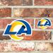 Fathead Los Angeles Rams 5-Piece Mini Alumigraphic Outdoor Decal Set