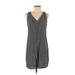 Old Navy Casual Dress - Shift V Neck Sleeveless: Black Dresses - Women's Size Small