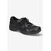 Women's Roadtrip Sneaker by Easy Street in Black Leather (Size 7 1/2 M)