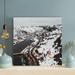 Latitude Run® Aerial View Of City Near Snow Covered Mountain During Daytime - 1 Piece Rectangle Graphic Art Print On Wrapped Canvas Canvas | Wayfair