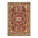 Overton Hand Knotted Wool Vintage Inspired Traditional Mogul Red Area Rug - 6' 1" x 9' 2"