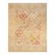 Overton Hand Knotted Wool Vintage Inspired Modern Contemporary Eclectic Green Area Rug - 8' 1" x 10' 1"