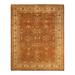 Overton Hand Knotted Wool Vintage Inspired Traditional Mogul Orange Area Rug - 8' 2" x 10' 1"