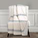 Lush Decor Farmhouse Stripe Throw