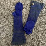 Lululemon Athletica Accessories | **Rare** Vintage Lululemon 70% Merino Wool Mittens Size O/S | Color: Blue/Gray | Size: Os