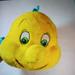 Disney Toys | Disney Arial Flounder Little Mermaid Plush | Color: Yellow | Size: 19x12x11