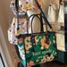 Kate Spade Bags | Kate Spade Small Tote Crossbody Bag Lily Blooms Green Multi | Color: Blue/Green | Size: Small