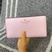 Kate Spade Bags | Kate Spade Staci Large Slim Bifold Wallet Conch Pink Nwt | Color: Pink | Size: Large