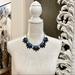 J. Crew Jewelry | J.Crew Navy Blue Statement Necklace | Color: Blue/Gold | Size: Os