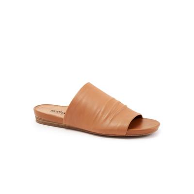 Women's Camano Slide Sandal by SoftWalk in Tan (Size 7 M)