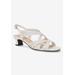 Women's Tristen Sandal by Easy Street in White (Size 9 1/2 M)