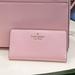 Kate Spade Bags | Kate Spade Madison Large Slim Bifold Wallet Conch Pink Color: Conch Pink Nwt | Color: Pink | Size: Large